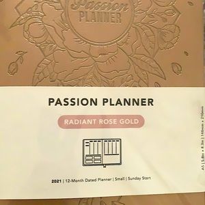 Passion Planner Rose Gold 2021 (new)